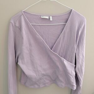 ASOS LAVENDER SHIRT WRAP